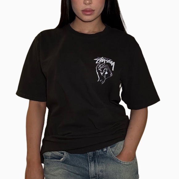 Stussy Other - Stussy Shuffle Pigment Dyed Tee in Black